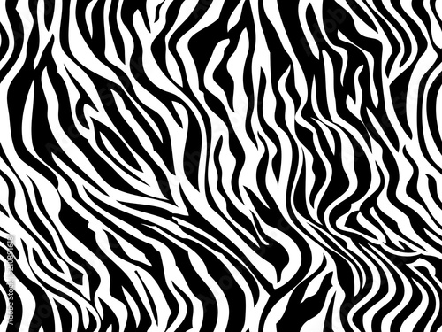 stripe animals jungle bengal tiger fur texture pattern seamless repeating white black