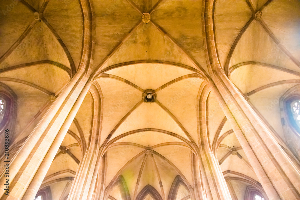 Interior of gothic cathedral of St. Lorenz, Nuremberg in Germany Interior of gothic cathedral of St. Lorenz, Nuremberg in Germany