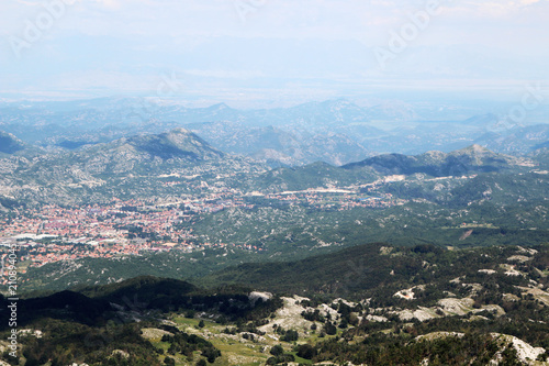 A view from Lovcen mountain, Kotor, Montenegro © nastyakamysheva