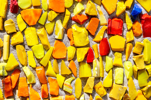 Abstract colorful mosaic texture as background