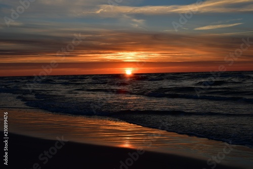 Beautiful sunset in Debki © Adam
