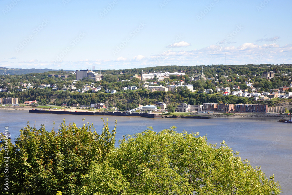 St. Lawrence River in Quebec City, Quebec, Canada.
