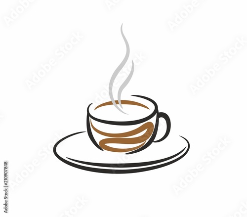 a cup of coffee (tea)