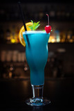 Cocktail blue Hawaii