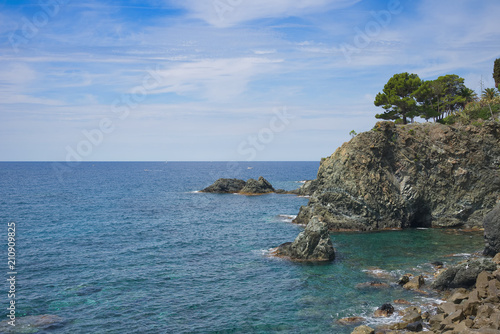 Obraz na płótnie Ligurian Coast of Levante - Levanto - Italy w salonie