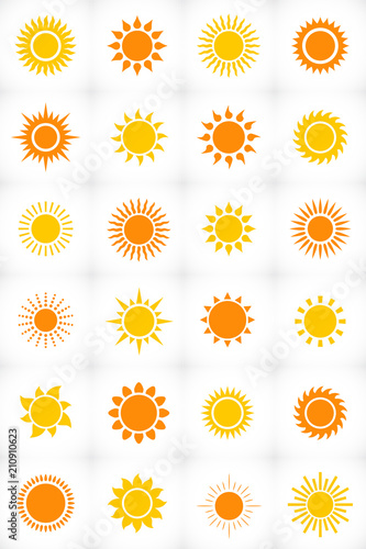 Sun set icon
