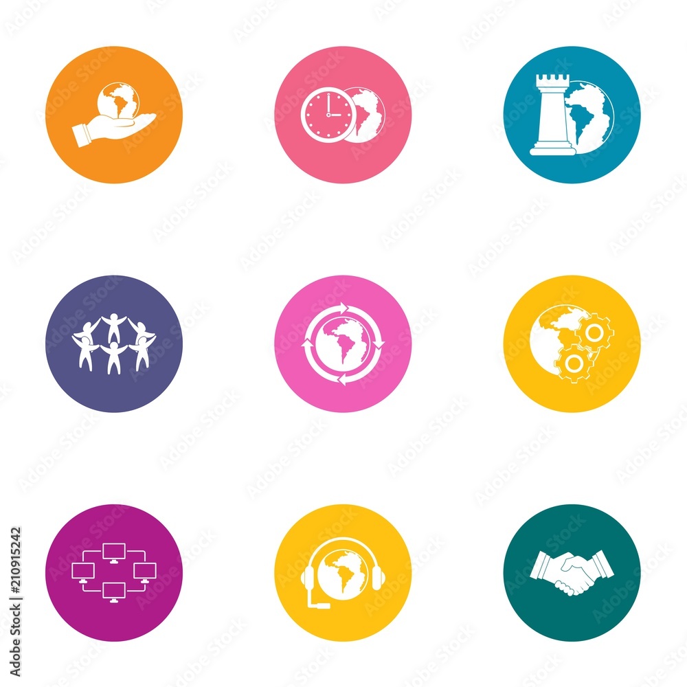 Compromise icons set. Flat set of 9 compromise vector icons for web isolated on white background Compromise icons set. Flat set of 9 compromise vector icons for web isolated on white background