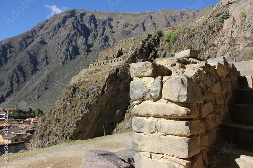 View of an Inca Site in Peru