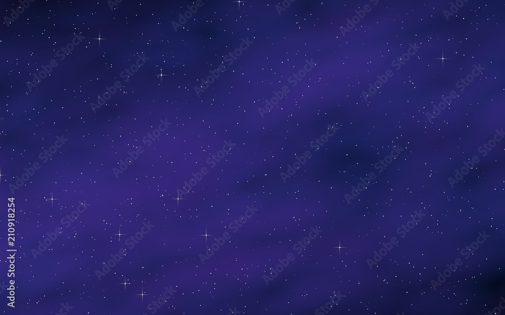 Fototapeta premium Colorful and beautiful space background. Outer space. Starry outer space texture. 3D illustration