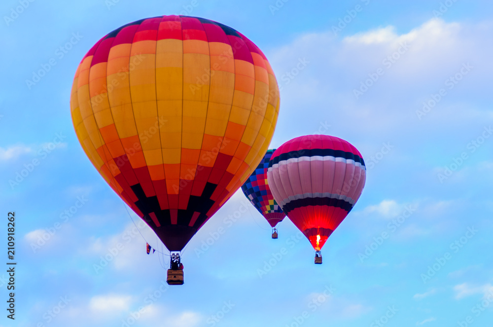 Hot Air Balloons in the Albuquerque, New Mexico sky Hot Air Balloons in the Albuquerque, New Mexico sky