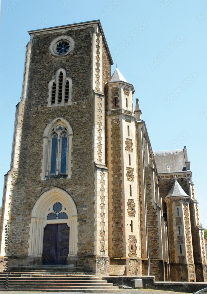 Eglise de Cransac-les-Thermes, Aveyron, France