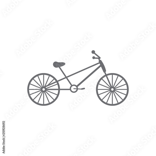 A bike icon. Simple element illustration. A bike symbol design from Transport collection set. Can be used for web and mobile