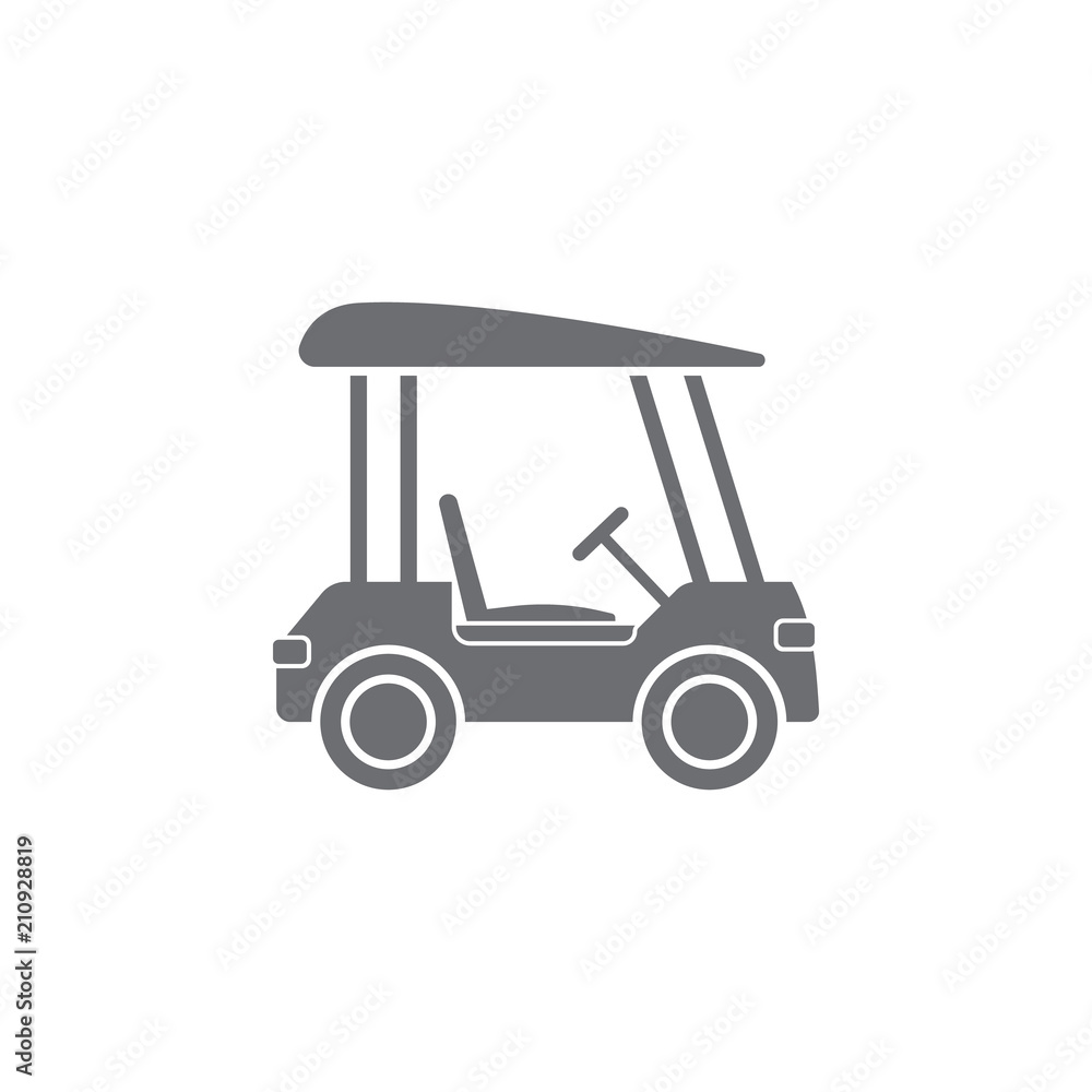 Golf Cart icon. Simple element illustration. Golf Cart symbol design from Transport collection set. Can be used for web and mobile