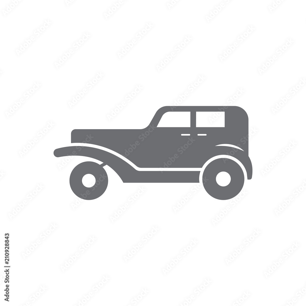 Classic car icon. Simple element illustration. Classic car symbol design from Transport collection set. Can be used for web and mobile