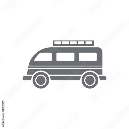 Minivan icon. Simple element illustration. Minivan symbol design from Transport collection set. Can be used for web and mobile