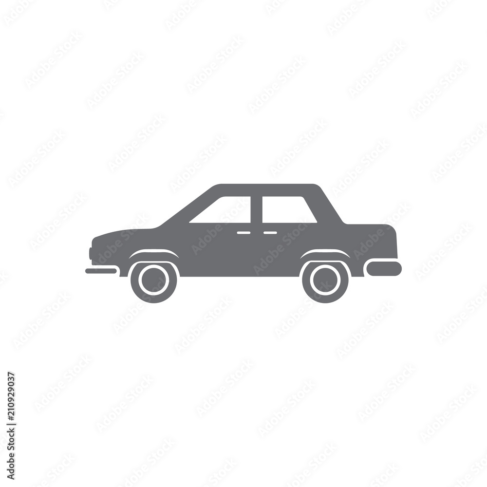 Car icon. Simple element illustration. Car symbol design from Transport collection set. Can be used for web and mobile