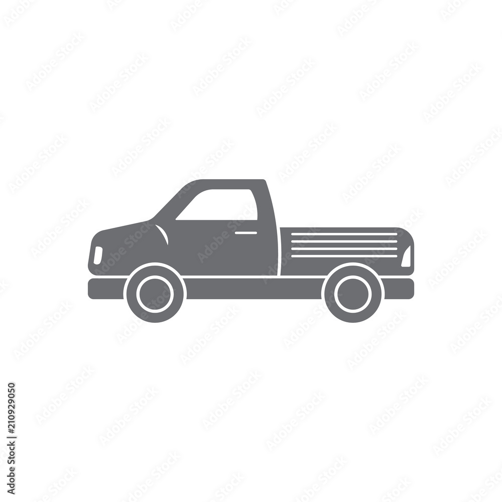 Pickup icon. Simple element illustration. Pickup symbol design from Transport collection set. Can be used for web and mobile Pickup icon. Simple element illustration. Pickup symbol design from Transport collection set. Can be used for web and mobile