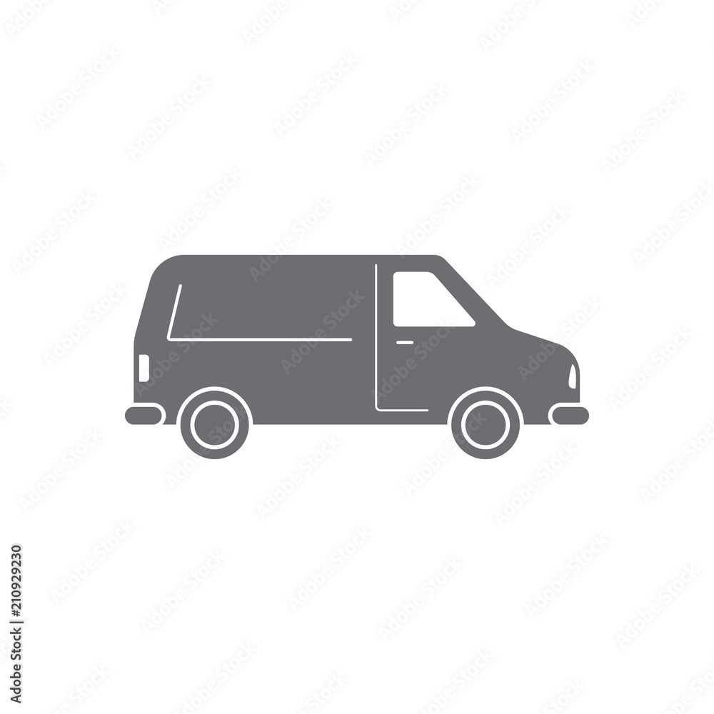 Minivan icon. Simple element illustration. Minivan symbol design from Transport collection set. Can be used for web and mobile Minivan icon. Simple element illustration. Minivan symbol design from Transport collection set. Can be used for web and mobile