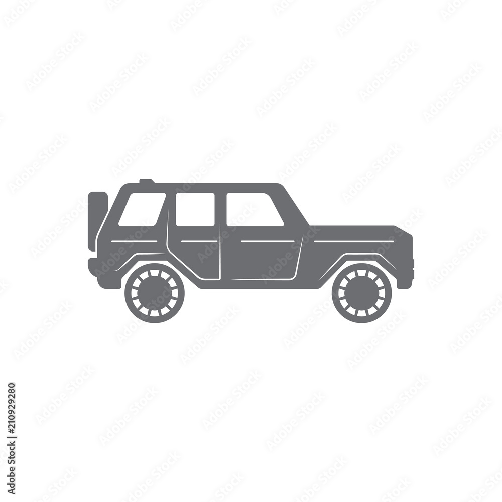 Car SUV icon. Simple element illustration. Car SUV symbol design from Transport collection set. Can be used for web and mobile