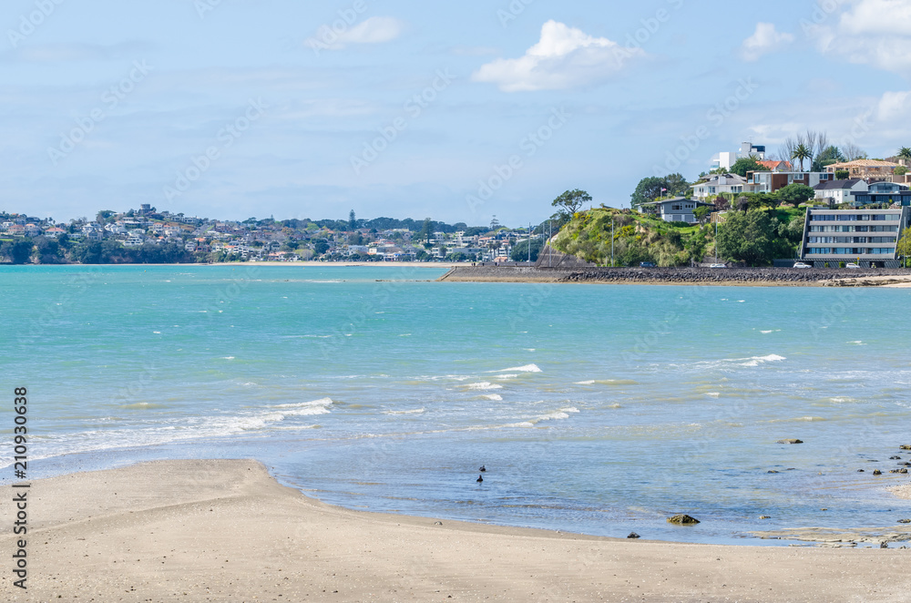 Mission Bay is a beautiful white-sand beach which is located at Auckland,New Zealand