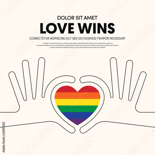 LGBT community poster template background