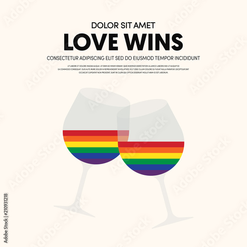 LGBT community poster template background