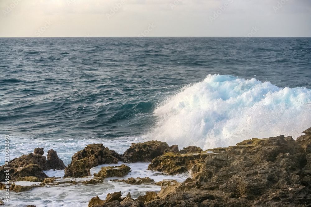 Fototapeta premium beautiful sea and waves