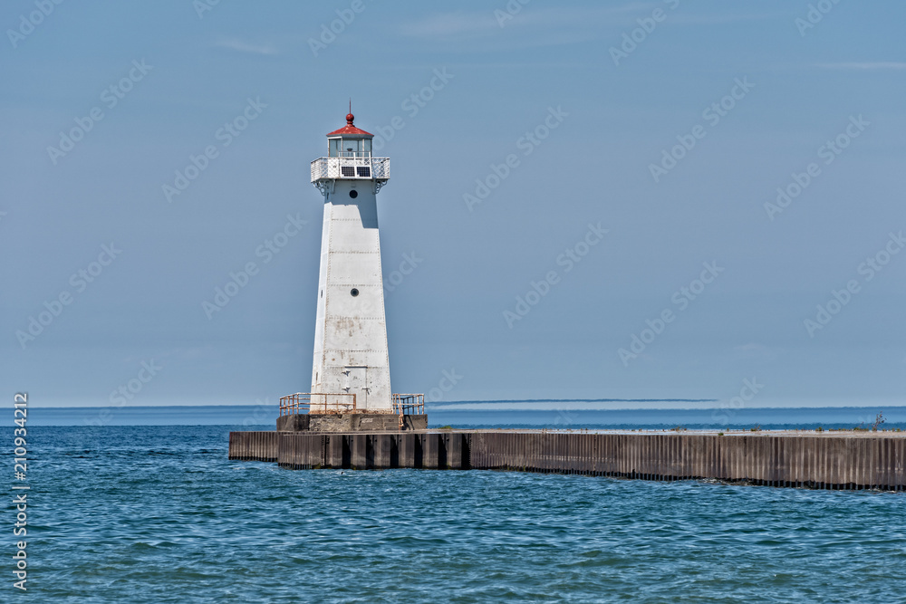 Sodus Point Outer Lighthouse In New York State