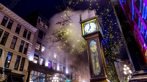 Steam Clock, Gastown - Vancouver, British Columbia, Canada.