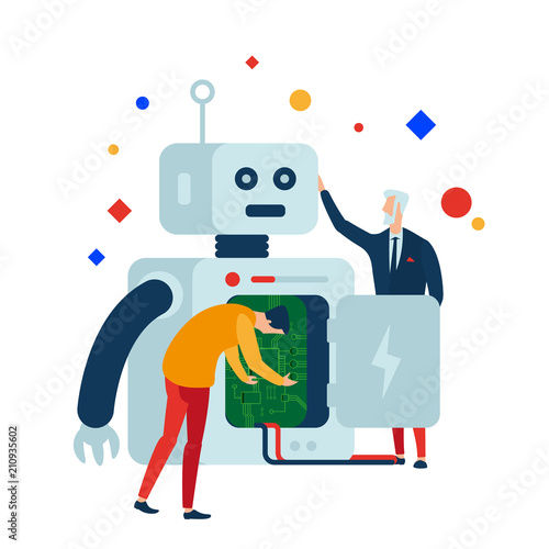 Robotics create, program and repair robots.