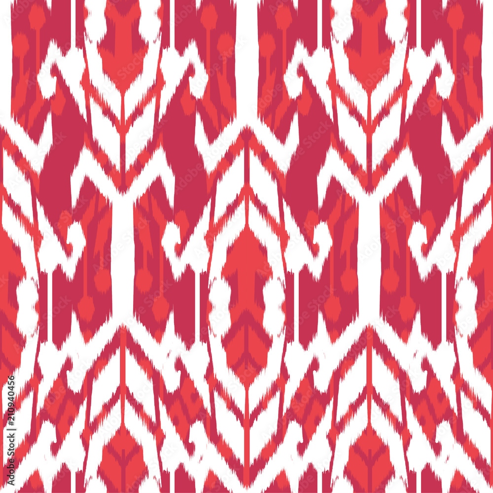 Ikat seamless pattern as cloth, curtain, textile design, wallpaper, surface texture background Ikat seamless pattern as cloth, curtain, textile design, wallpaper, surface texture background