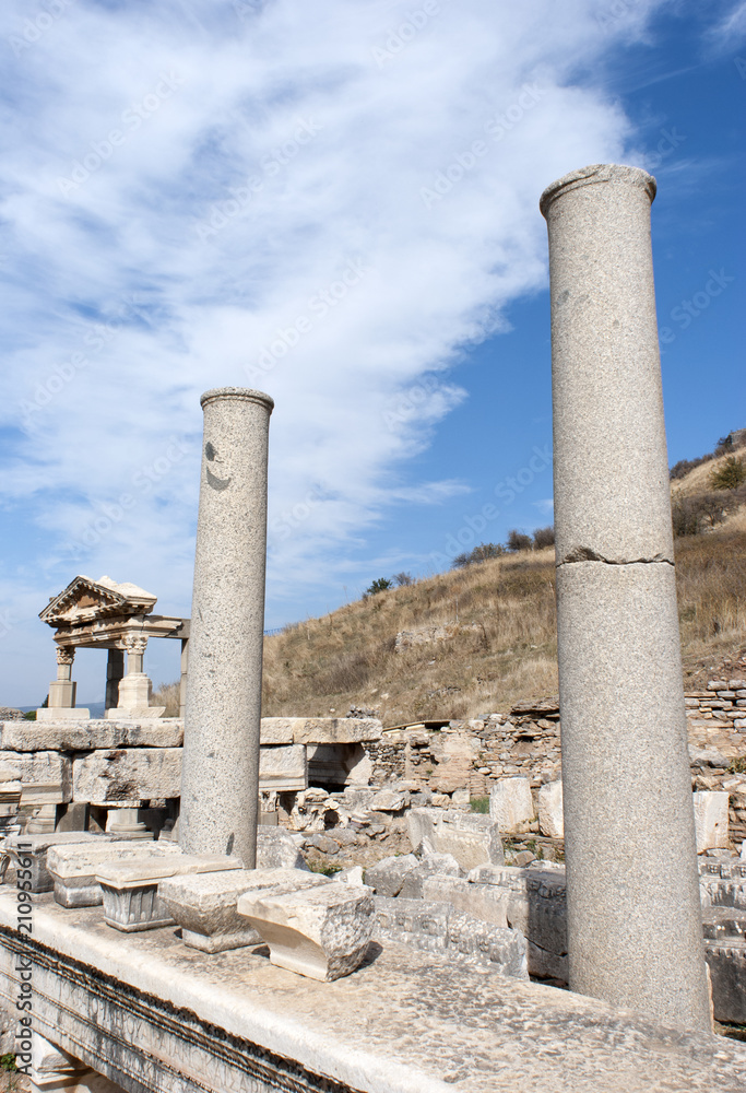 Ephesus Ancient City Columns