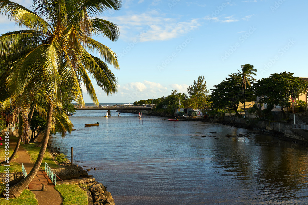 View on Rivière d'abord, Saint-Pierre, Reunion Island