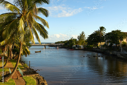 View on Rivière d'abord, Saint-Pierre, Reunion Island