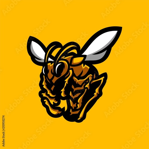 hornet/wasp/bee esport gaming mascot logo template