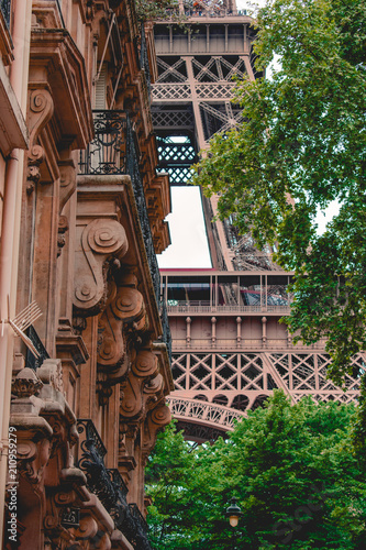 Parisian architecture near the Eiffel Tower