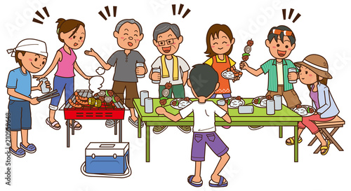 BBQ　会社メンバー