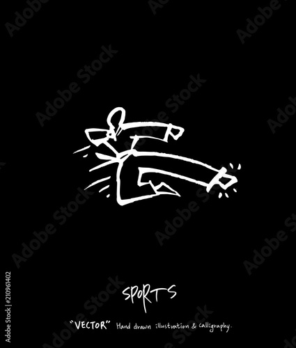 스포츠 포스터 / 손으로 그린 스포츠 그림