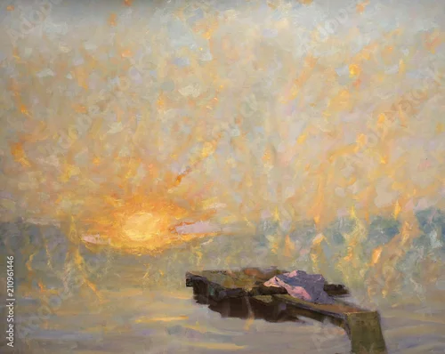 Obraz Obraz olejny, ręcznie robiony