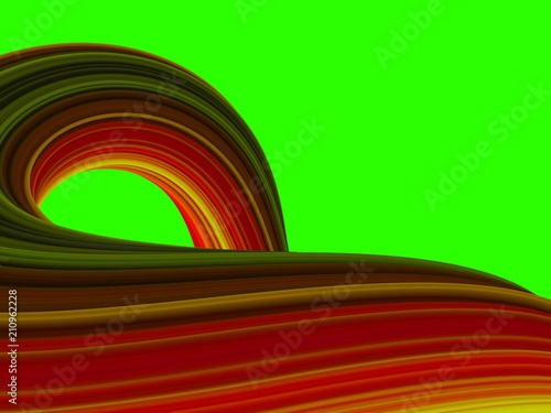 Twisted abstract striped sh...