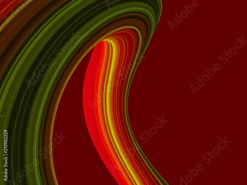 Twisted abstract striped sh...