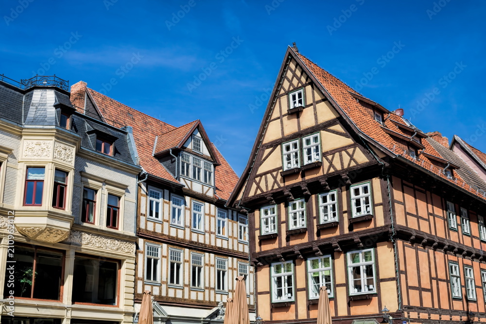 Fototapeta premium Quedlinburg, Fachwerkhäuser