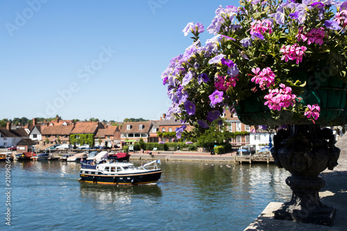 Skyline Of Henley On Thames In Oxfordshire UK With River Thames In Foreground © Daisy Daisy