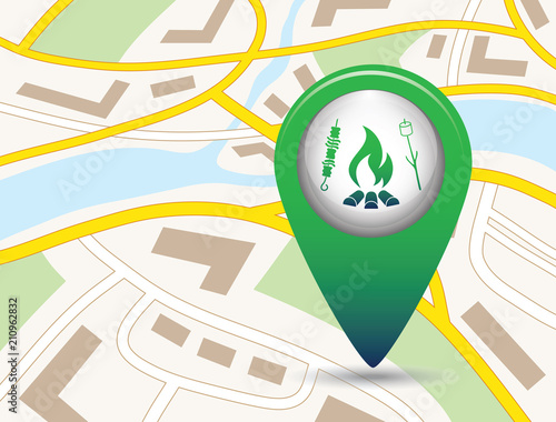 Grilled zephyr and  kebab icon