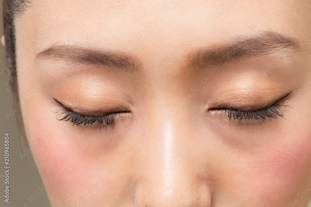 Obraz premium まつ毛のクローズアップ