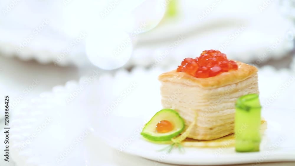 Lachs kavier Gormet häppchen Lachs kavier Gormet häppchen