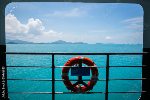 View on the ferry to Koh Samui. photo