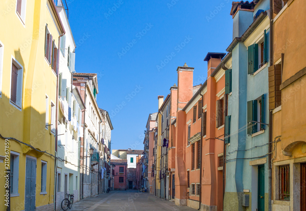 The archtectures and the maritime life of Chioggia