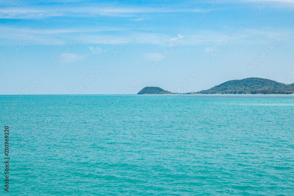 View on the ferry to Koh Samui. View on the ferry to Koh Samui.