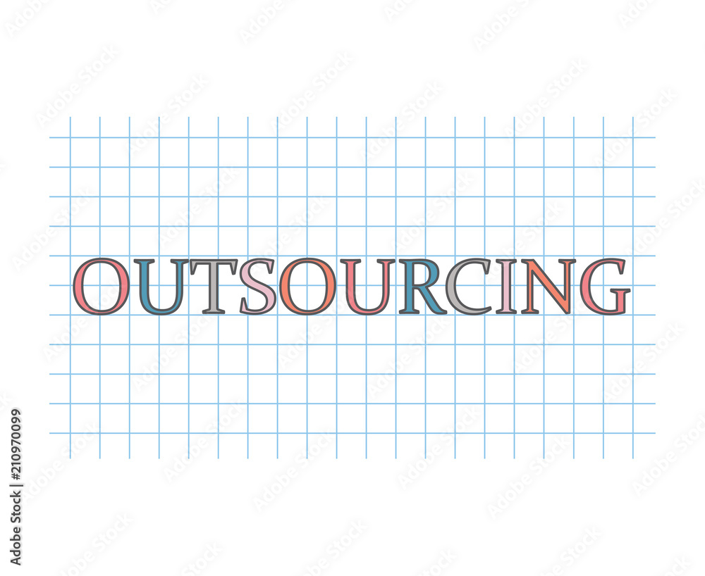 Outsourcing concept- vector illustration Outsourcing concept- vector illustration